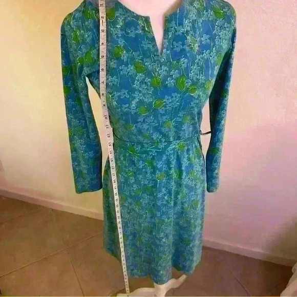 🔥Gorgeous Vintage Lilly Pulitzer Holy Grail “The Lilly” Belted Dress Lace Hem - Picture 10 of 13